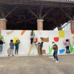 Projet de fresque en partenariat avec une commune landaise et des adolescents motivés !