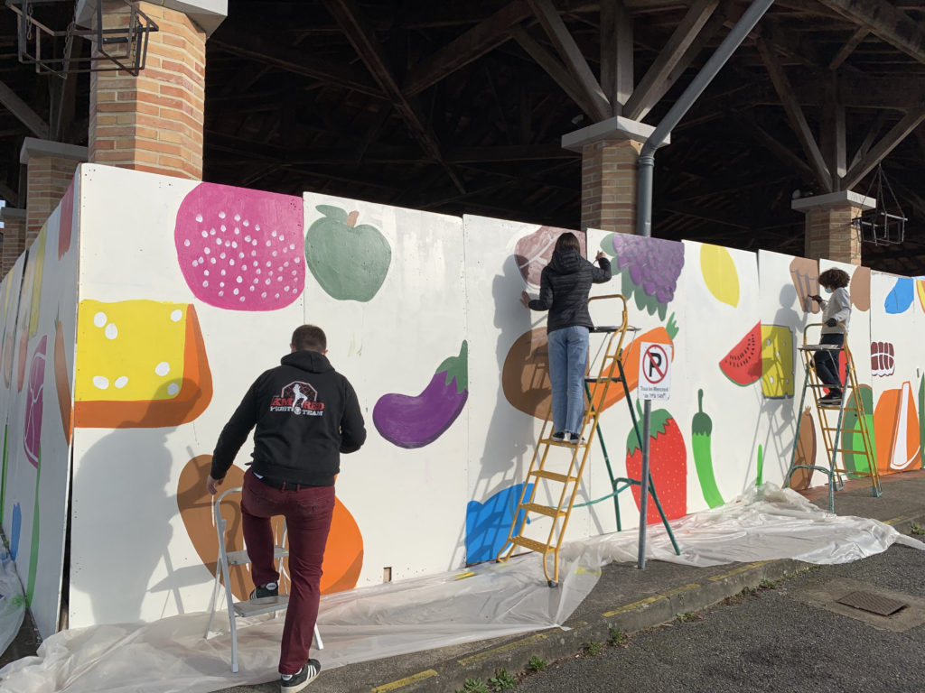 Projet fresque halles