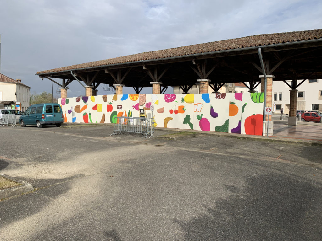 Projet ados fresque halles