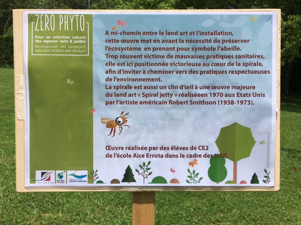 Zéro phyto 2018 et land art